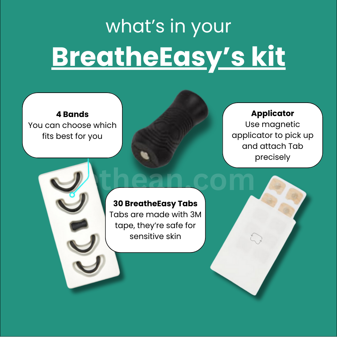 BreatheFlex™ | Reusable Unisex Magnetic Nasal Strips